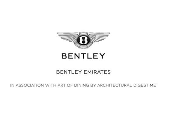 Bentley Emirates table design for Art of Dining event